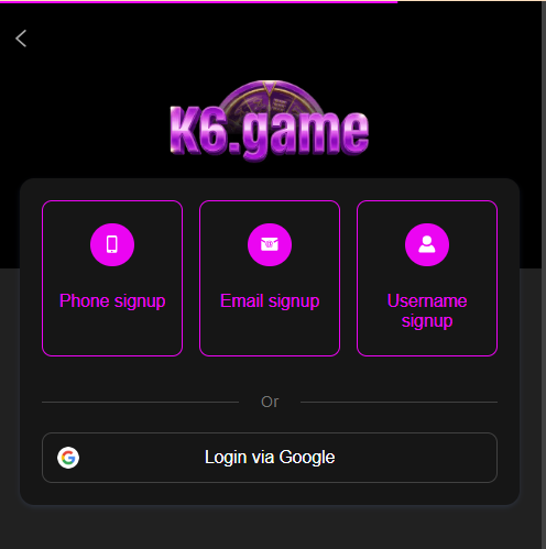 K6 Game Features
