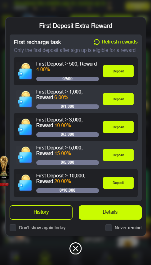 Deposit and Withdraw From 8JJ Bet Game